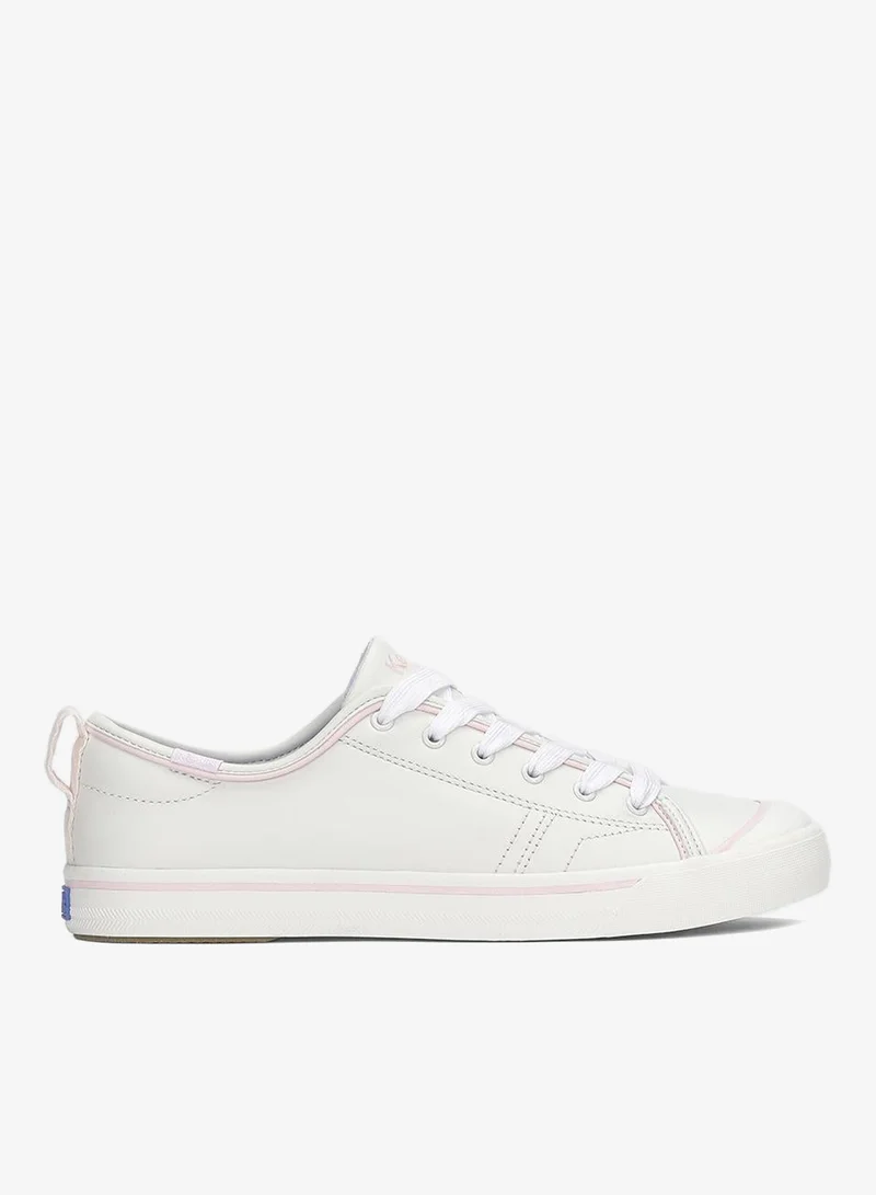 Keds Keds Women's Cruise Lace Up Leather Casual Sneaker White